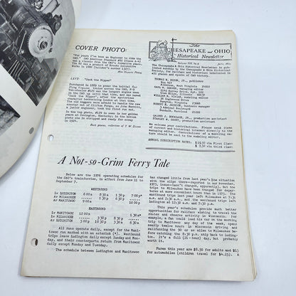 1976 June Chesapeake and Ohio Historical Newsletter C&O RR Thomas Dixon WV M1-2