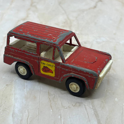 TootsieToy 1970 Fire Chief Red Bronco Truck Made in CHICAGO U.S.A. TC5-S1