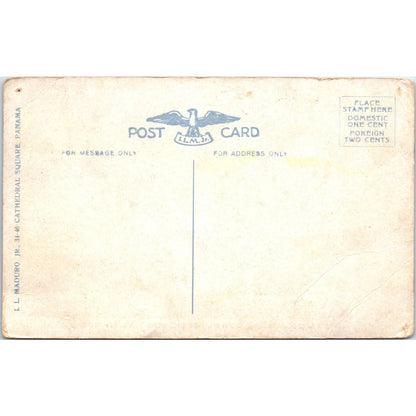 Pacific Terminal Dry Docks Steamer Repair Panama Canal Original Postcard TJ7-RP3