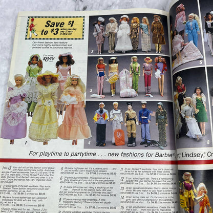 Sears Christmas Wish Book 1986 Catalog Cheryl Tiegs Barbie Rambo Legos NFL S3