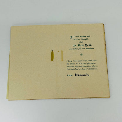 Antique 1910s Folding Greeting Card The Milton Series London Woolstone Bros C1