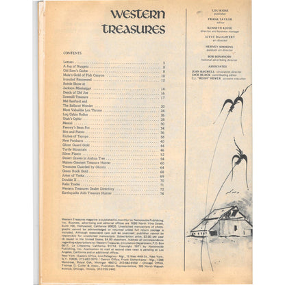 Western Treasures Magazine - Treasure Hunting Metal Detecting Dec 1971 M3