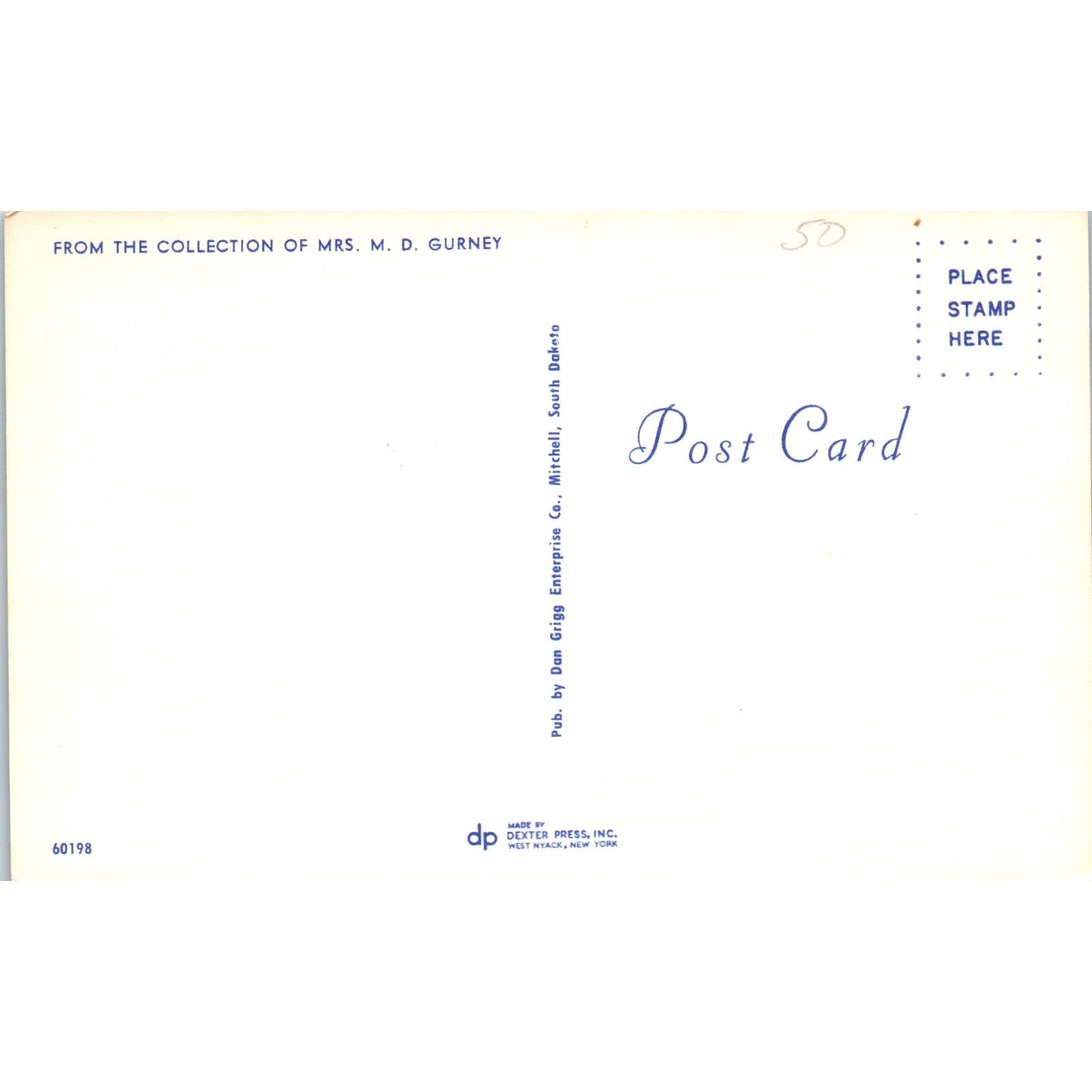 Group of Dolls From the Collection of Mrs. M.D. Gurey Original Postcard PB8