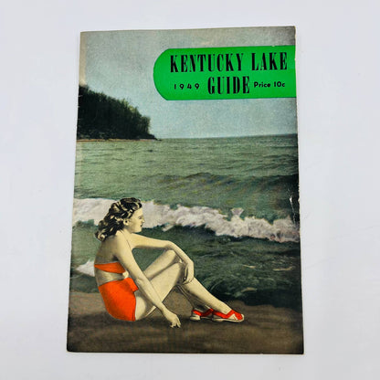 Vintage 1949 Kentucky Lake Guide Tourist Booklet C13