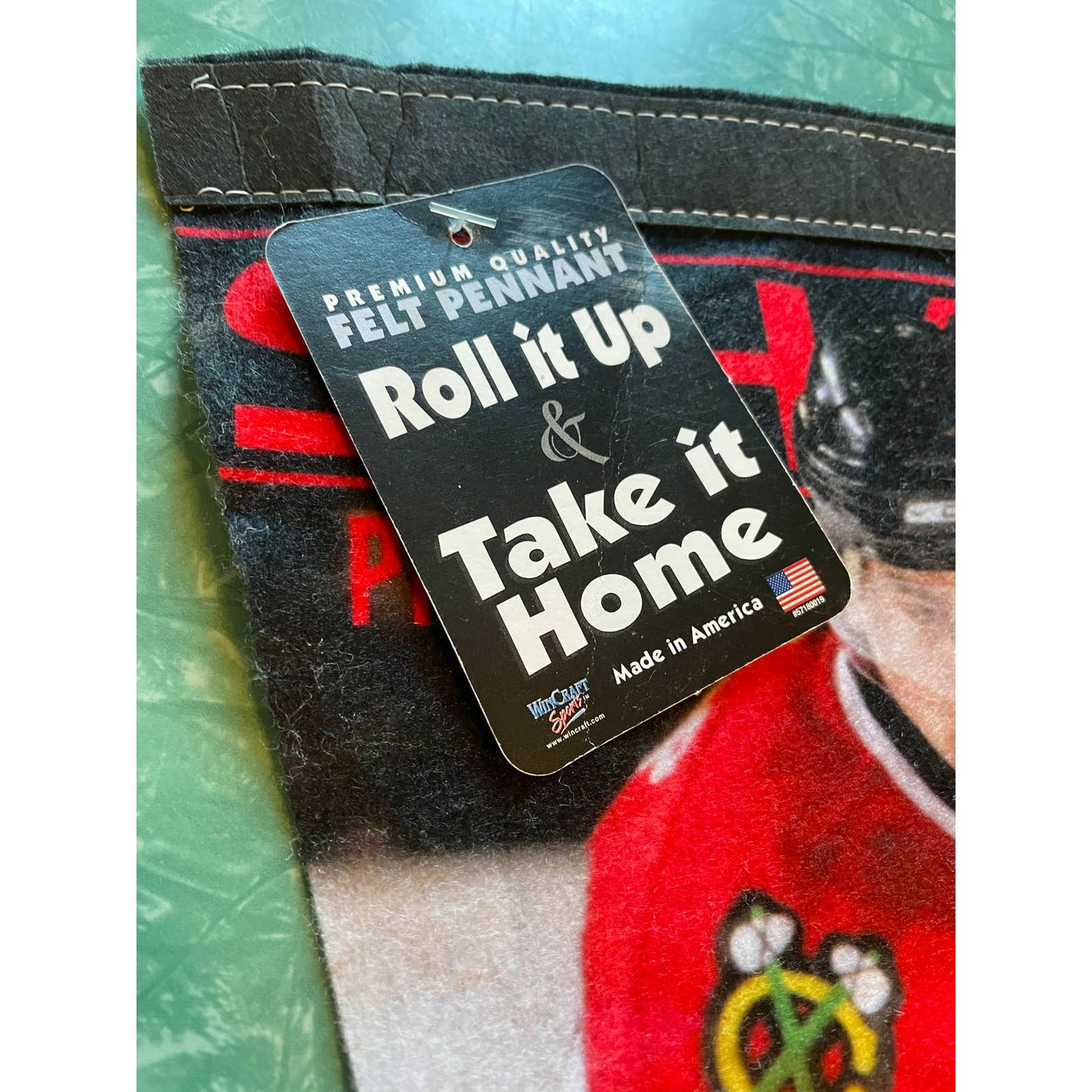 Vintage Patrick Sharp Blackhawks NHL NHLPA Hockey Souvenir Pennant