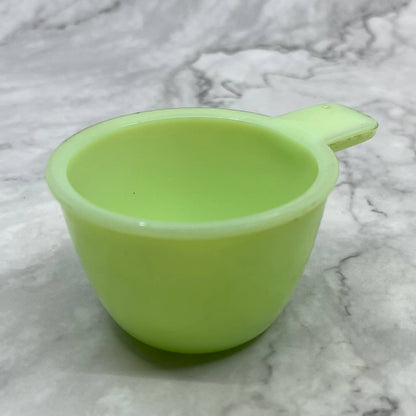 Jeannette JADITE 1/3 Measuring Cup Uranium Vaseline Glass Utility Ware TD6