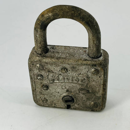 Vintage Master Lock No 66 Made In Milwaukee Wisconsin USA Padlock No Key SA8-1