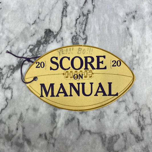 1929 North High School Vs. Manual High Denver Football Score Card TJ9-PG7