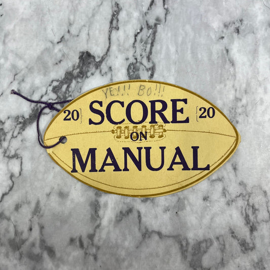 1929 North High School Vs. Manual High Denver Football Score Card P4-8