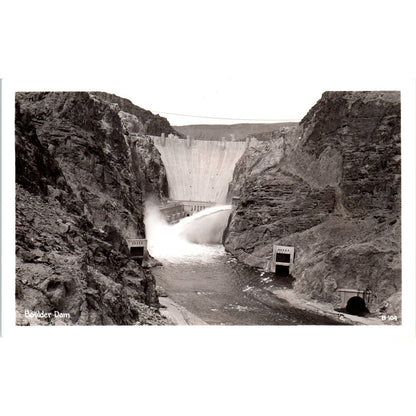 Boulder Dam RPPC Original Postcard TK1-25