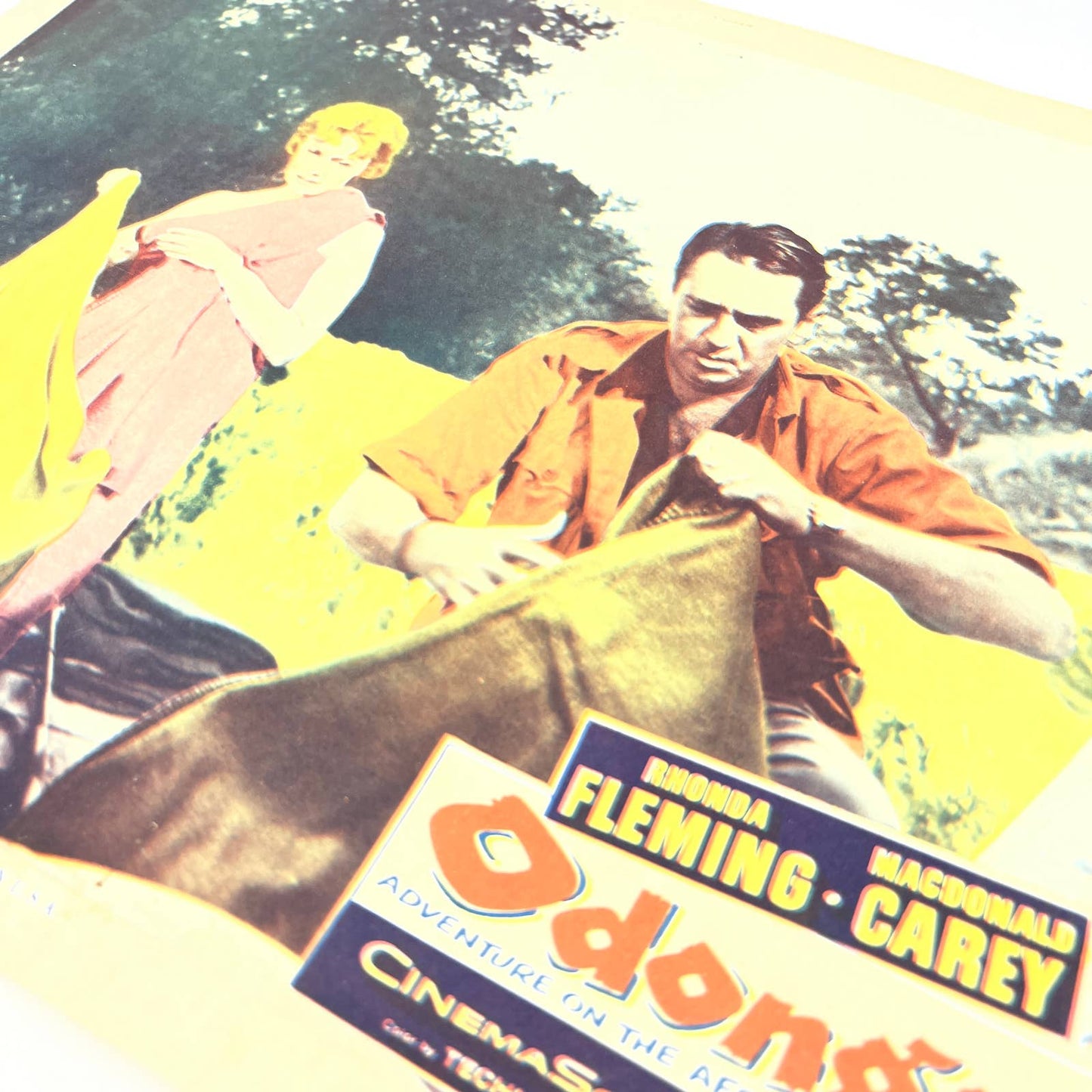 1956 Odongo African Frontier Lobby Card Rhonda Fleming Macdonald Carey FL4