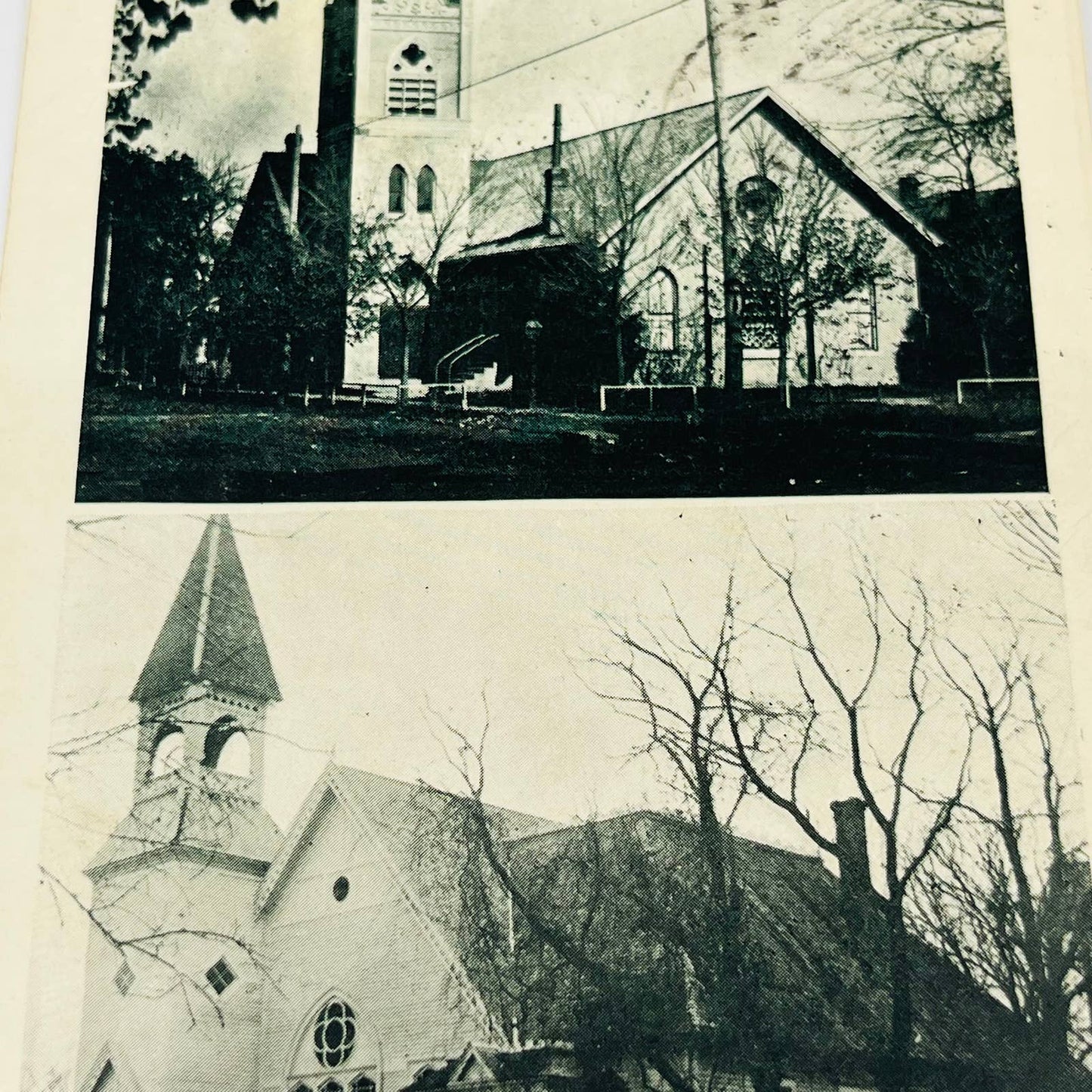 1910s M.E. Methodist Church & Baptist Church Marion Kansas PA8