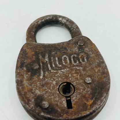Vintage MILOCO Miller Lock Company Padlock Philadelphia No Key SA8