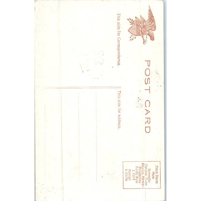 I Have a Pull With The Girls c1910 Victorian Tinted Original Postcard TK1-P18