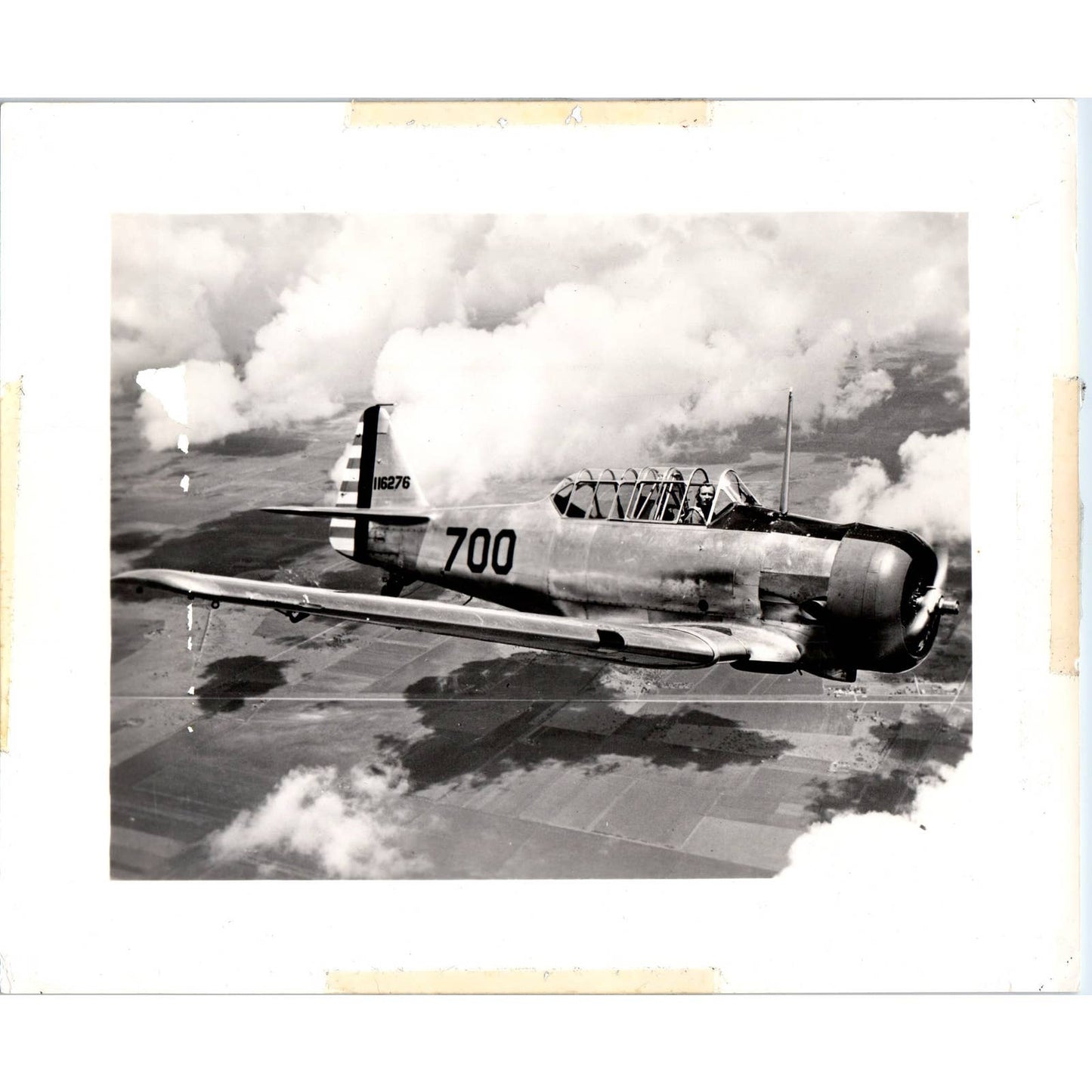 c1943 WWII American T-6 Texan Training Eagle Pass TX Original Photo 8x10 TK2-P1