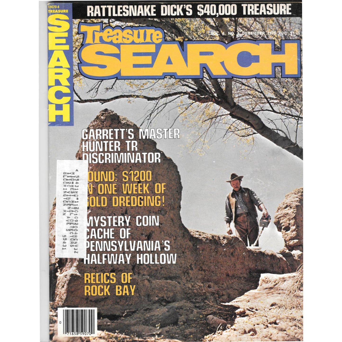 Treasure Search Magazine - Treasure Hunting Metal Detecting Dec 1976 M3
