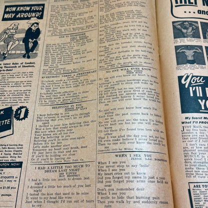 1940s Best Songs Magazine Vol. 13 No. 6 Tony Martin Big Mammou Red Canary M1-1