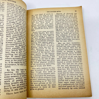 1957 August Fantastic Universe Science Fiction Magazine UFO - Friend or Foe TF3