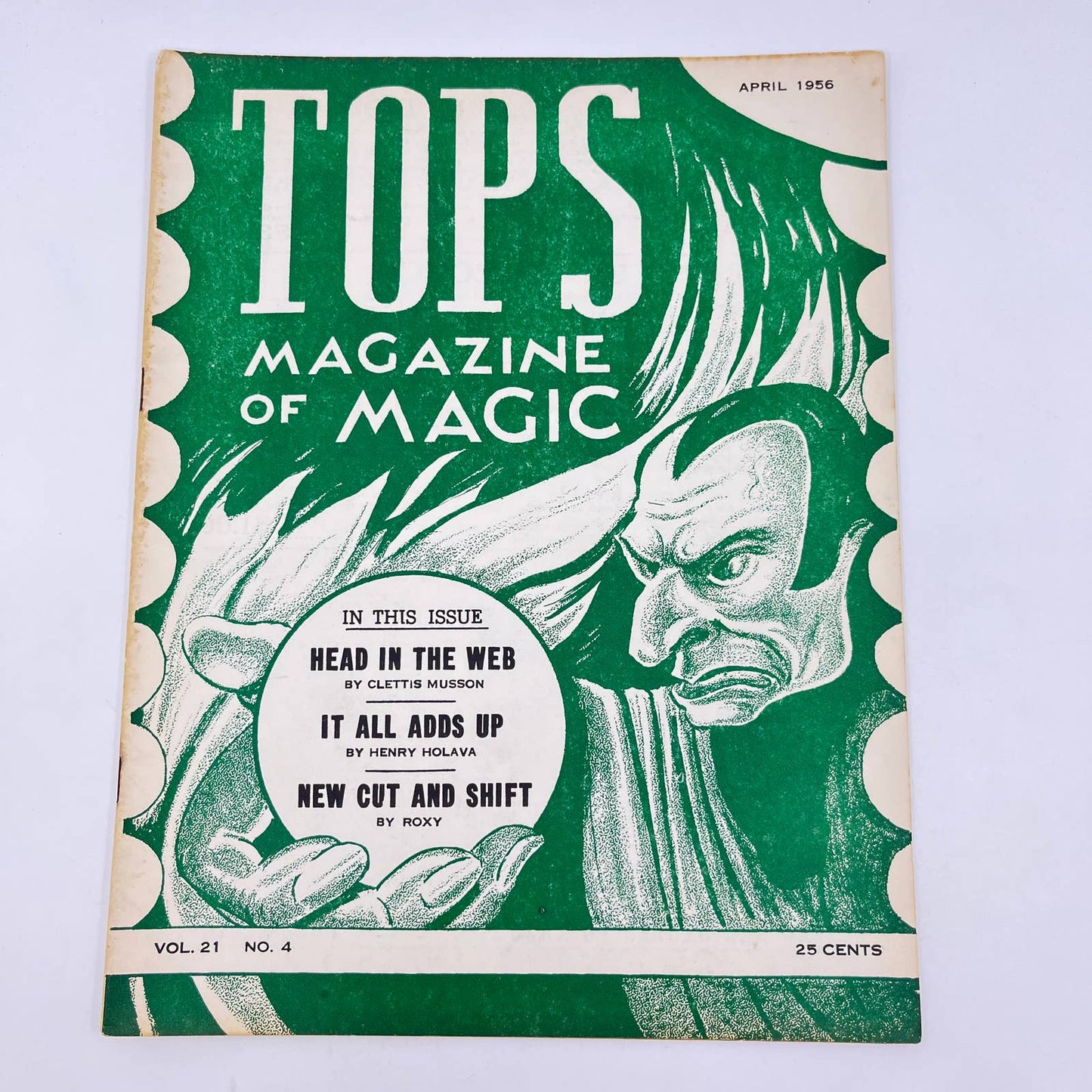 1956 April - Tops Magazine of Magic - Tricks Magicians TF7