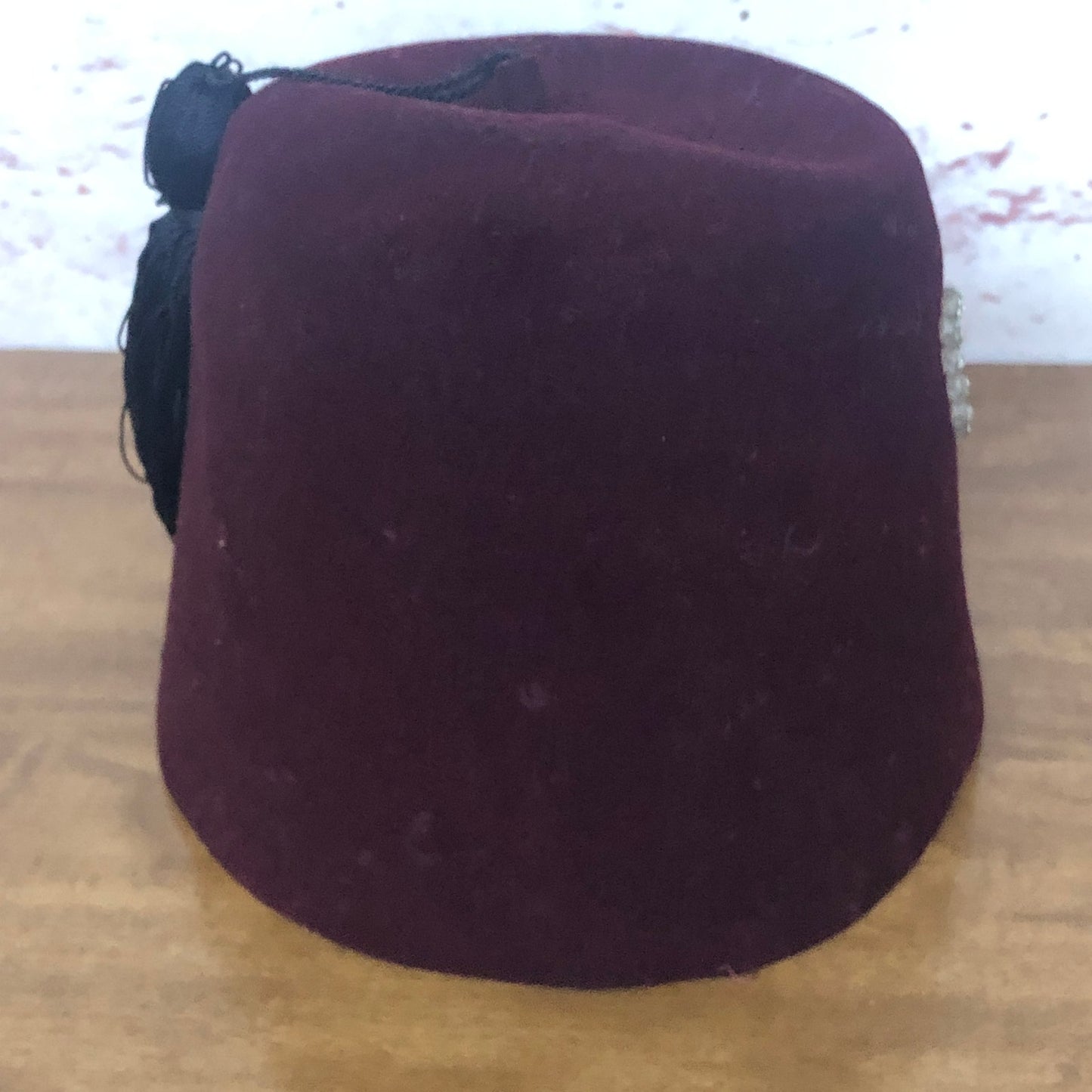 Vintage Osman Chanters Masonic Shriner Fez Hat Rhinestone Sphinx Minnesota TA9