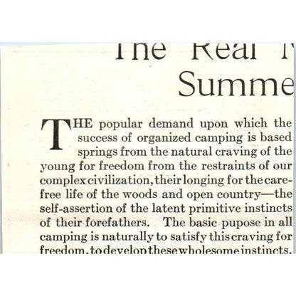 Page Military Academy Robert A. Gibbs Los Angeles CA - 1921 Original Ad TJ7-S8