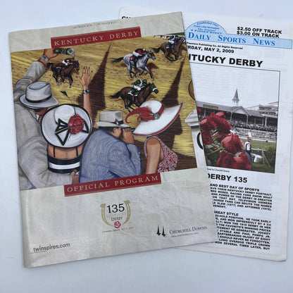 Kentucky Derby Official Program 135th Saturday May 2, 2009 Churchill Downs TH7