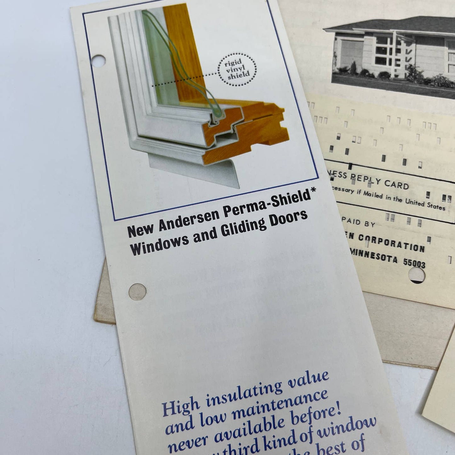 1954 Andersen Window Corporation Flex vent Window Advertising Promo Material AC8