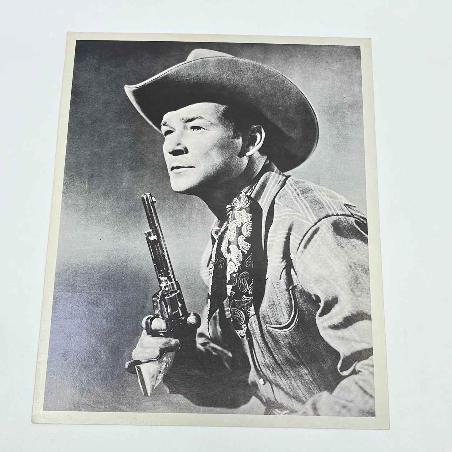 Vintage Roy Rogers Photo Movie Still Black & White 8x10 AB4-26