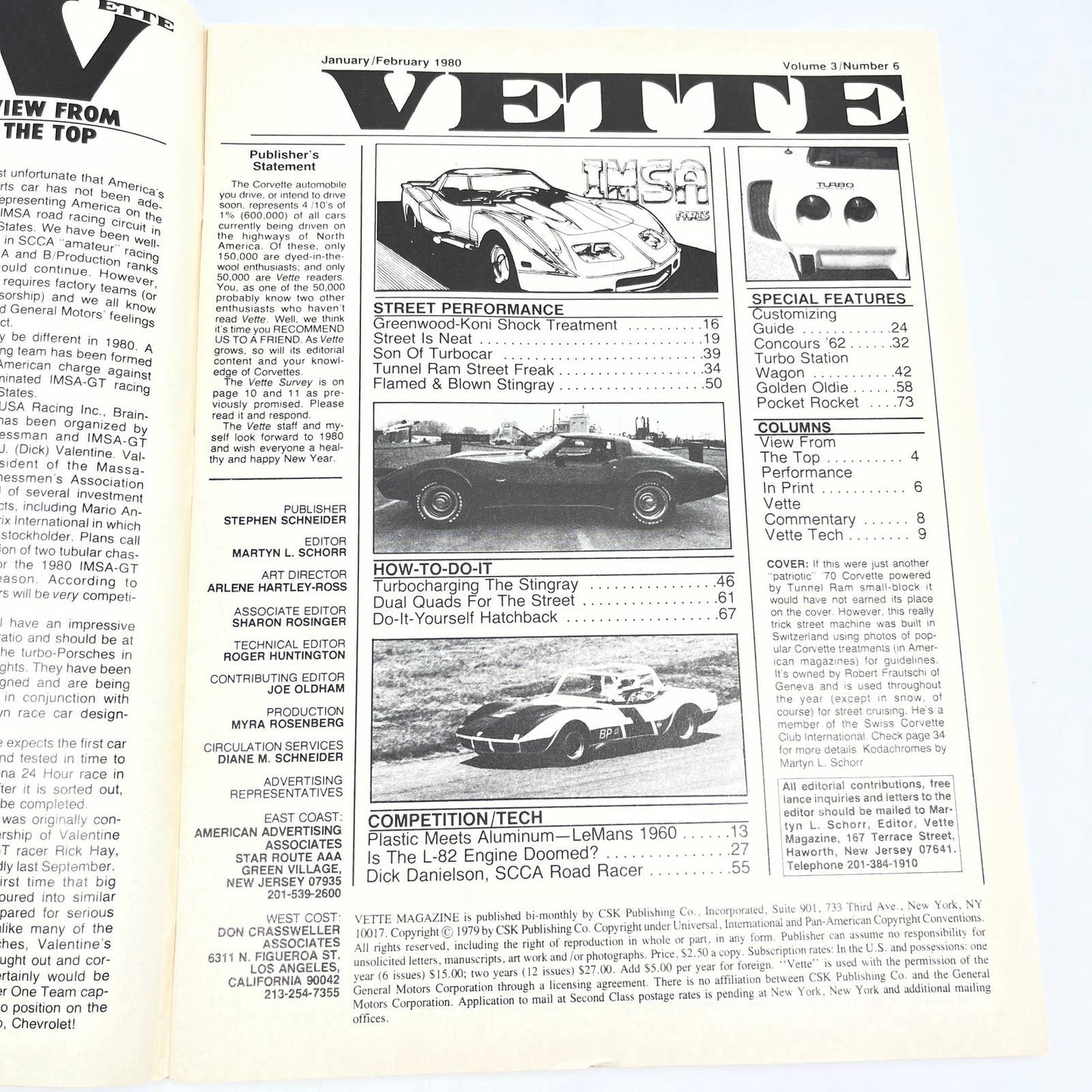 1980 Jan/Feb - VETTE Magazine Corvette ULTIMATE HANDLING SHOCKS TG1