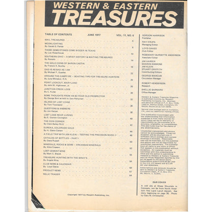 Western & Eastern Treasures Magazine - Gold Metal Detecting June 1977 M3