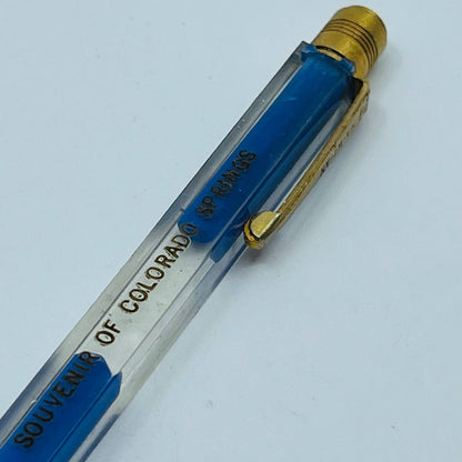 VTG Mechanical Pencil Lucite Hi-Wi-An Souvenir of Colorado Springs SB3