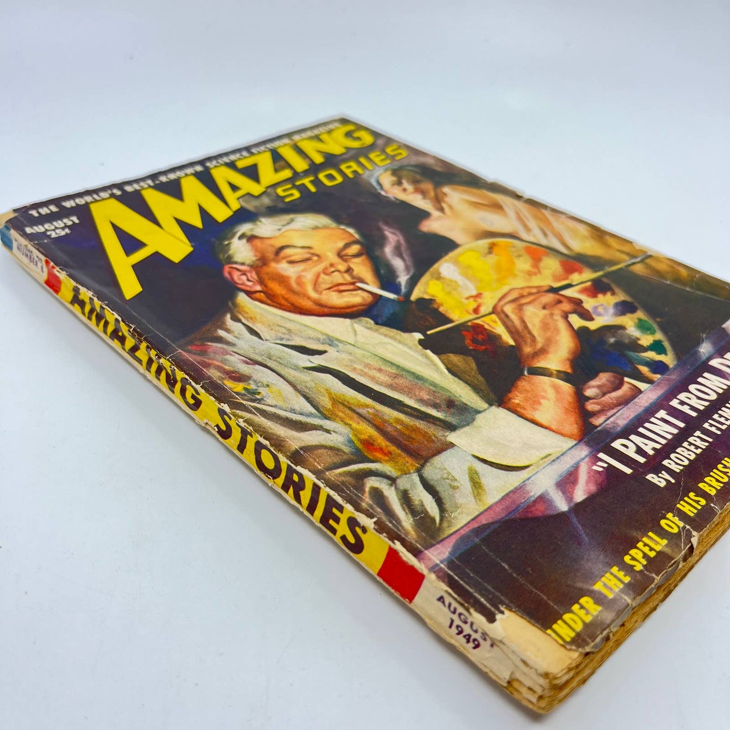 1949 August Amazing Stories Pulp Science Fiction Robert Fleming Fitzpatrick TA3