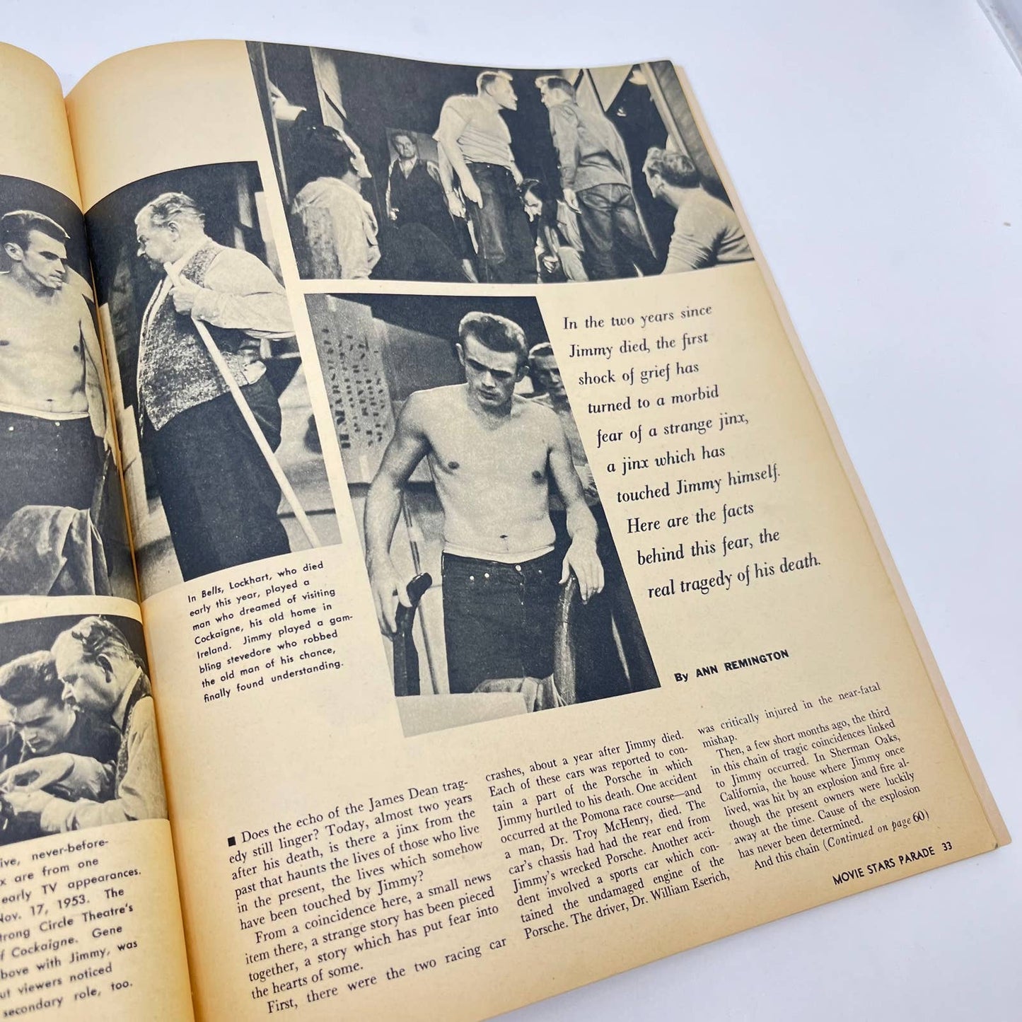 Movie Star Parade Magazine August 1957 Natalie Wood James Dean Elvis TC6