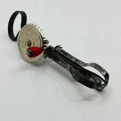Vintage Toy Betty Taplin Egg Beater USA Mixer WORKS Red Wood Handle 5.5” TB6-1