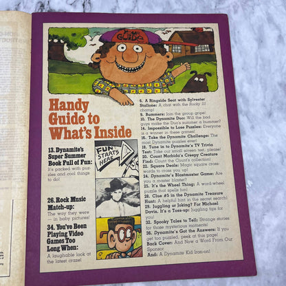 Dynamite Magazine 1982 #2 ROCKY STAR SYLVESTER STALLONE Rocky III TJ4