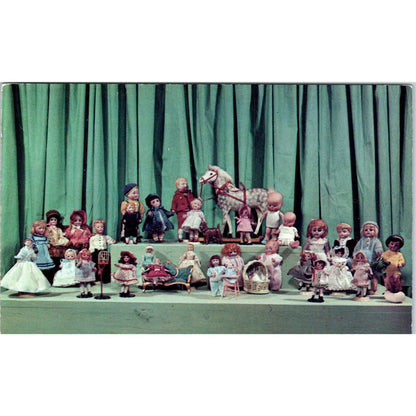 Group of Dolls and Horse From M.D. Gurney Collection Original Postcard PB10