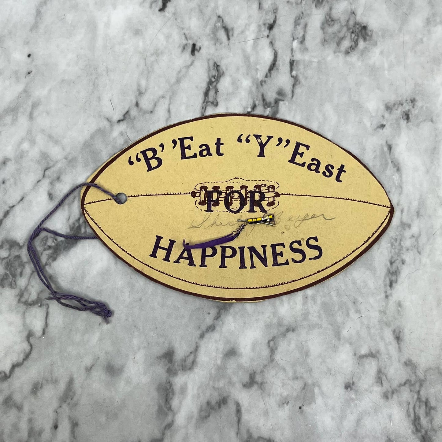 1929 North High School Vs. East High Denver Football Score Card TJ9-PG7