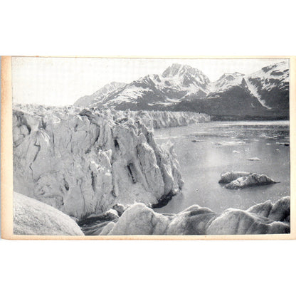 View of Glacier from the Top - Alaska Original Postcard P2-6