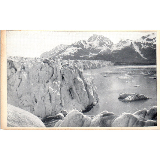 View of Glacier from the Top - Alaska Original Postcard P2-6