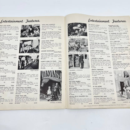 1960 IDEAL PICTURES 16MM Movie Rental and Loan Film Library Catalog TE2