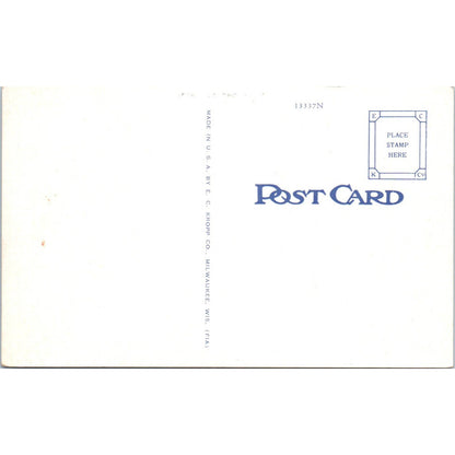 Main Street, Osceola Wisconsin Original Postcard TJ9-P3