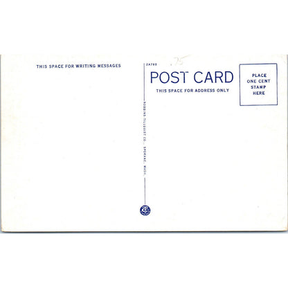 Vtg Postcard George Washington Memorial Bridge on US Hwy 99 Washington TD9-W2