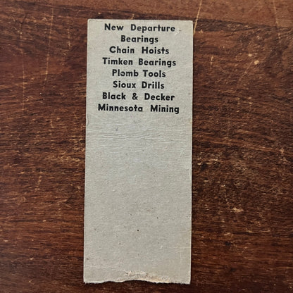 Kansas City Automobile Supply Co Advertising Matchbook Cover MM11-8