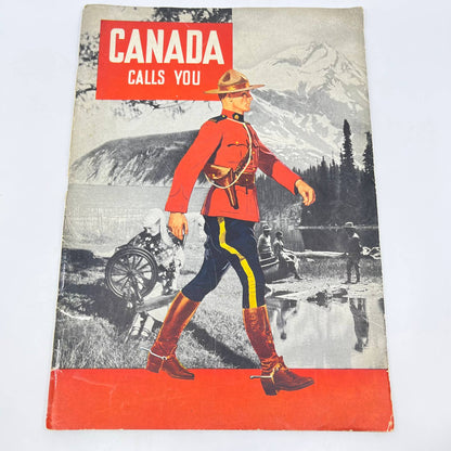 1941 Vintage CANADA Travel Calls You - Tourism CANADIAN ROYAL MOUNTED POLICE TF5