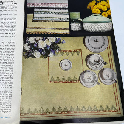 1955 Coats & Clarks Quick to Make Gifts Magazine Animals Hats Placemats TH7