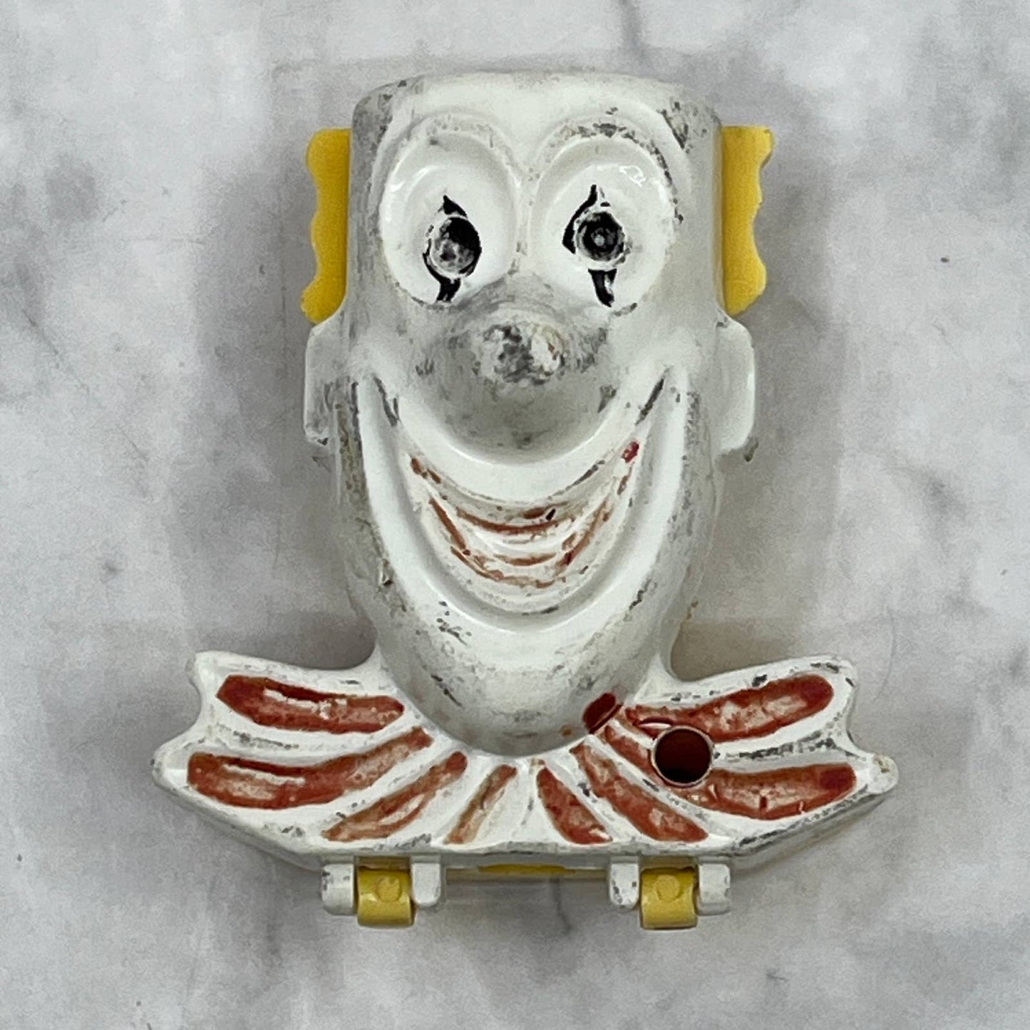 Vintage Hard Plastic Clown Head 1 1/2” SE7