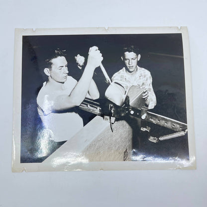 1940s Assembly Line Manufacturing Photo Boys Working Chicago IL AA7-30