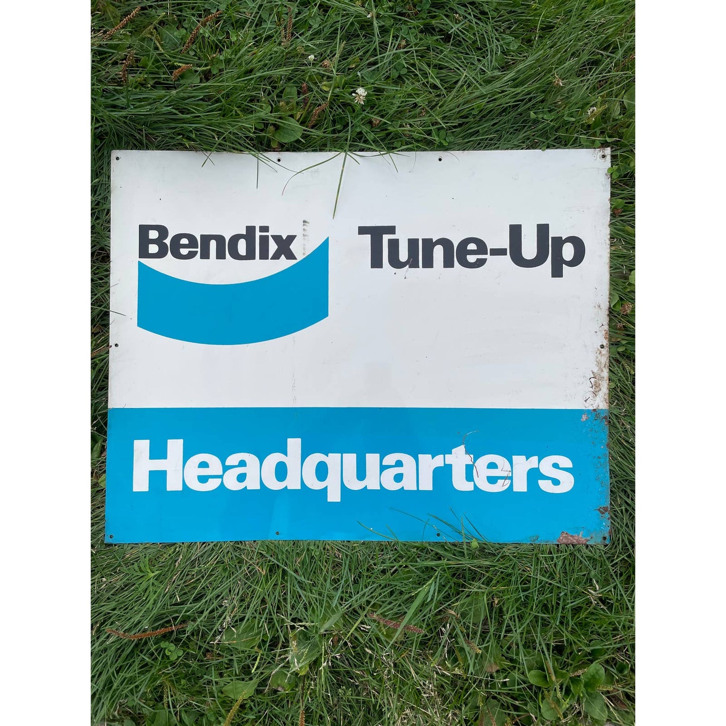 Vintage Metal Bendix Brakes Sign Wall Art Tune-Up Headquarters GS2