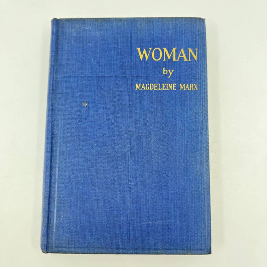 1920 Woman Magdeleine Marx Hardcover Thomas Seltzer TF2