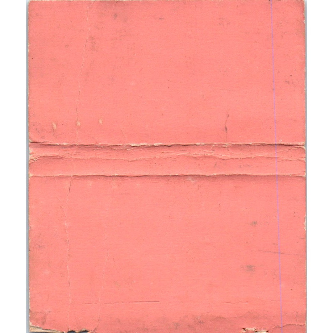 Balmoral Club Nassau in the Bahamas Wide Advertising Matchbook Cover SA6-M7